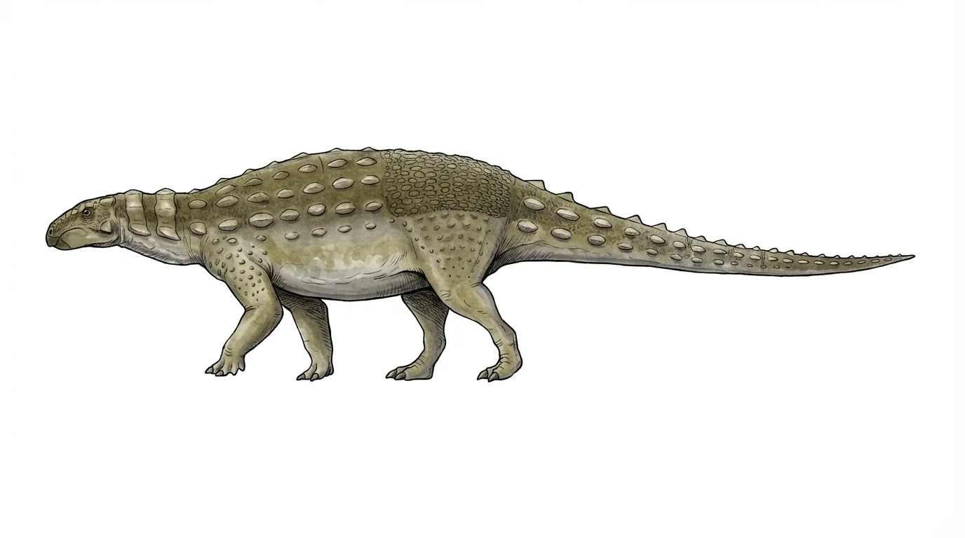 Ilustración paleontológica de Sauroplites