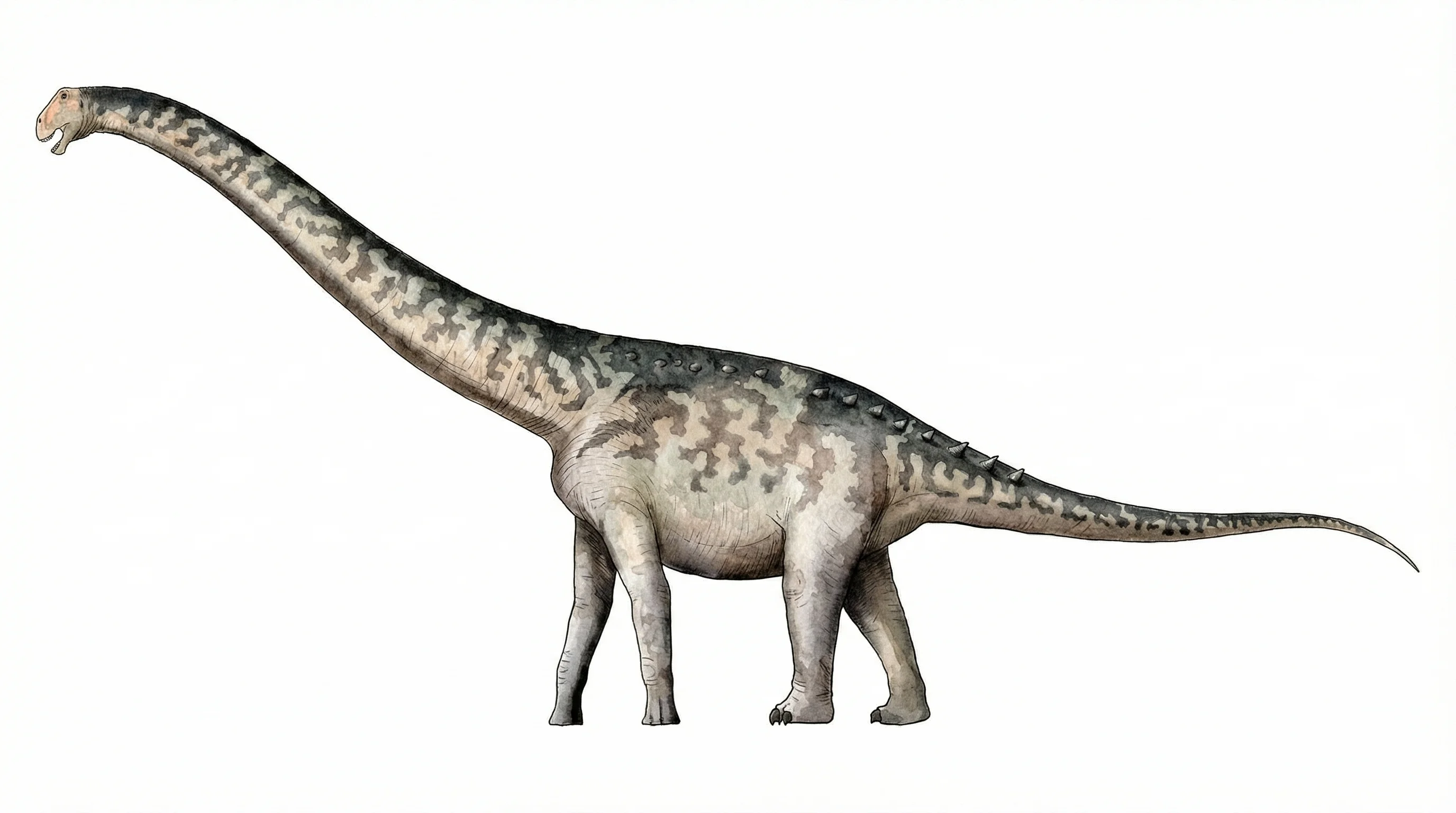 Ilustración paleontológica de Savannasaurus