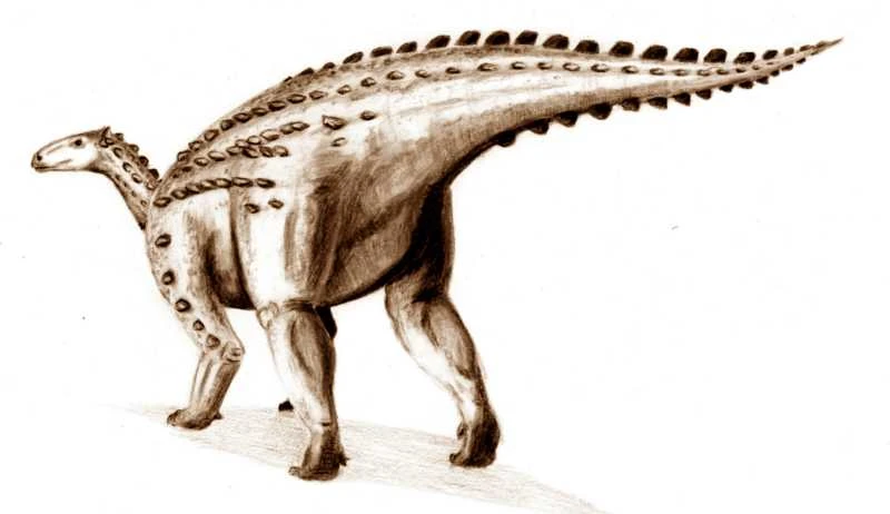Ilustración paleontológica de Scelidosaurus