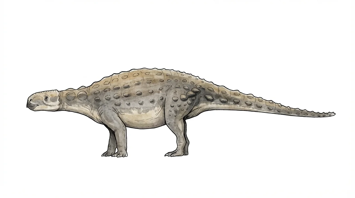 Ilustración paleontológica de Serendipaceratops