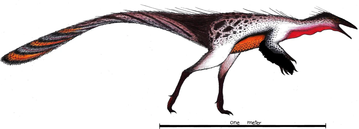 Ilustración paleontológica de Shenzhousaurus