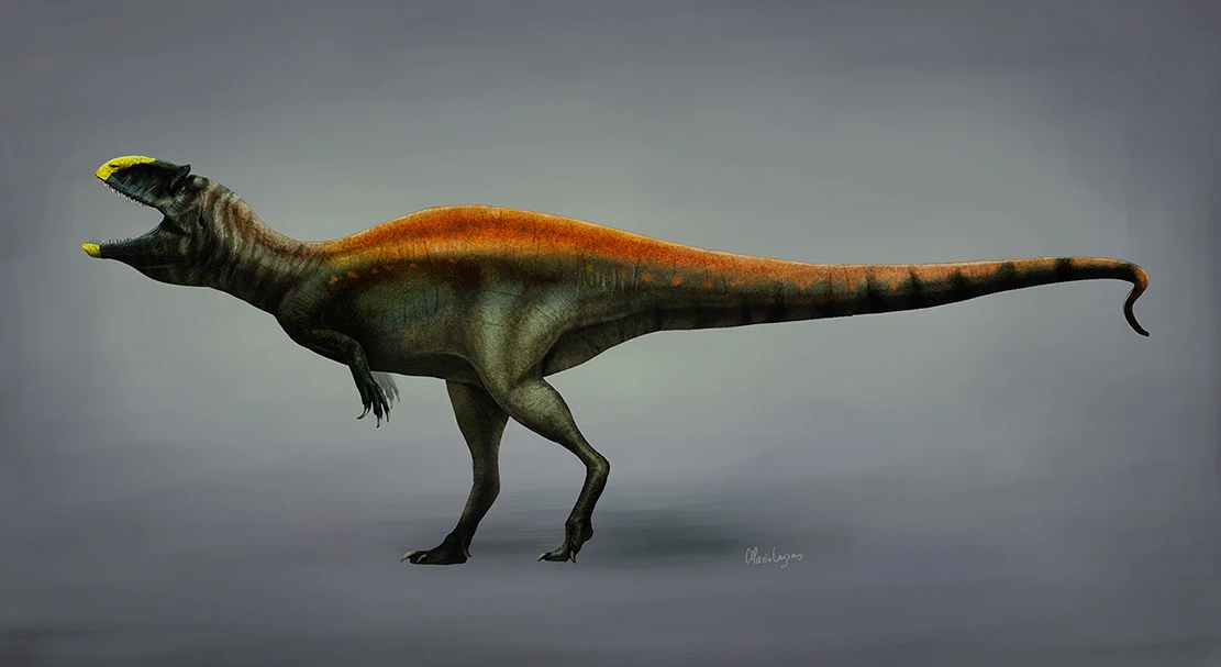 Ilustración paleontológica de Siamraptor