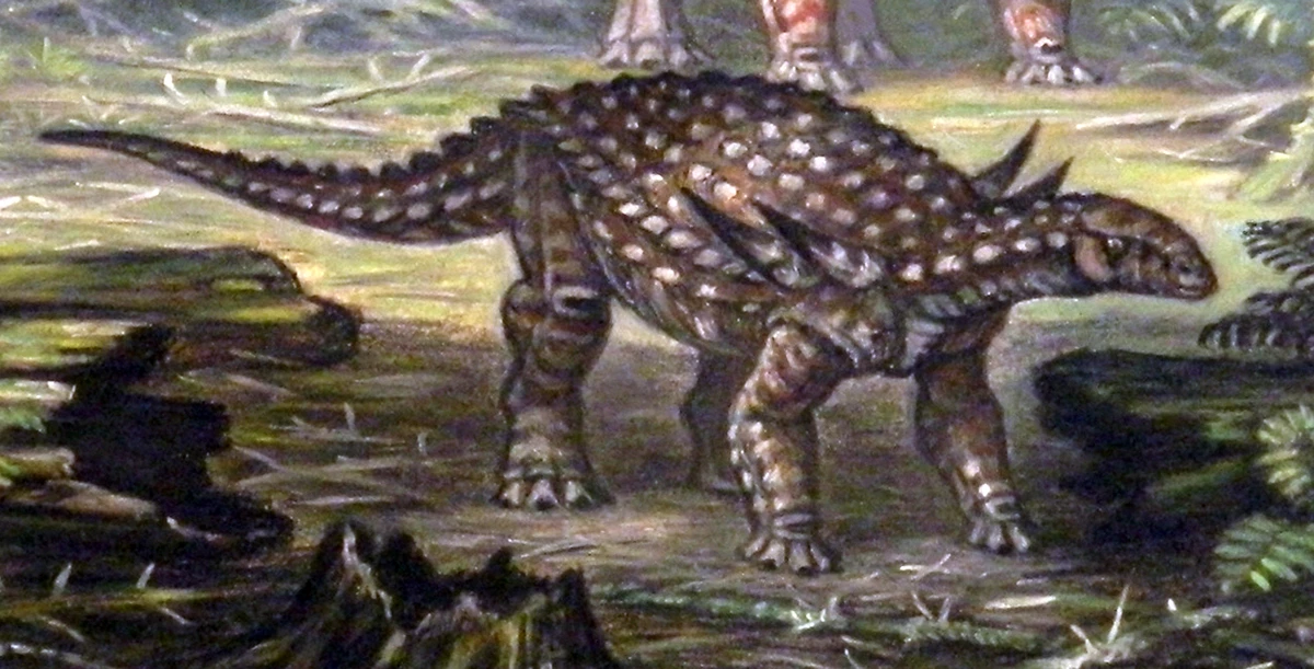 Ilustración paleontológica de Silvisaurus