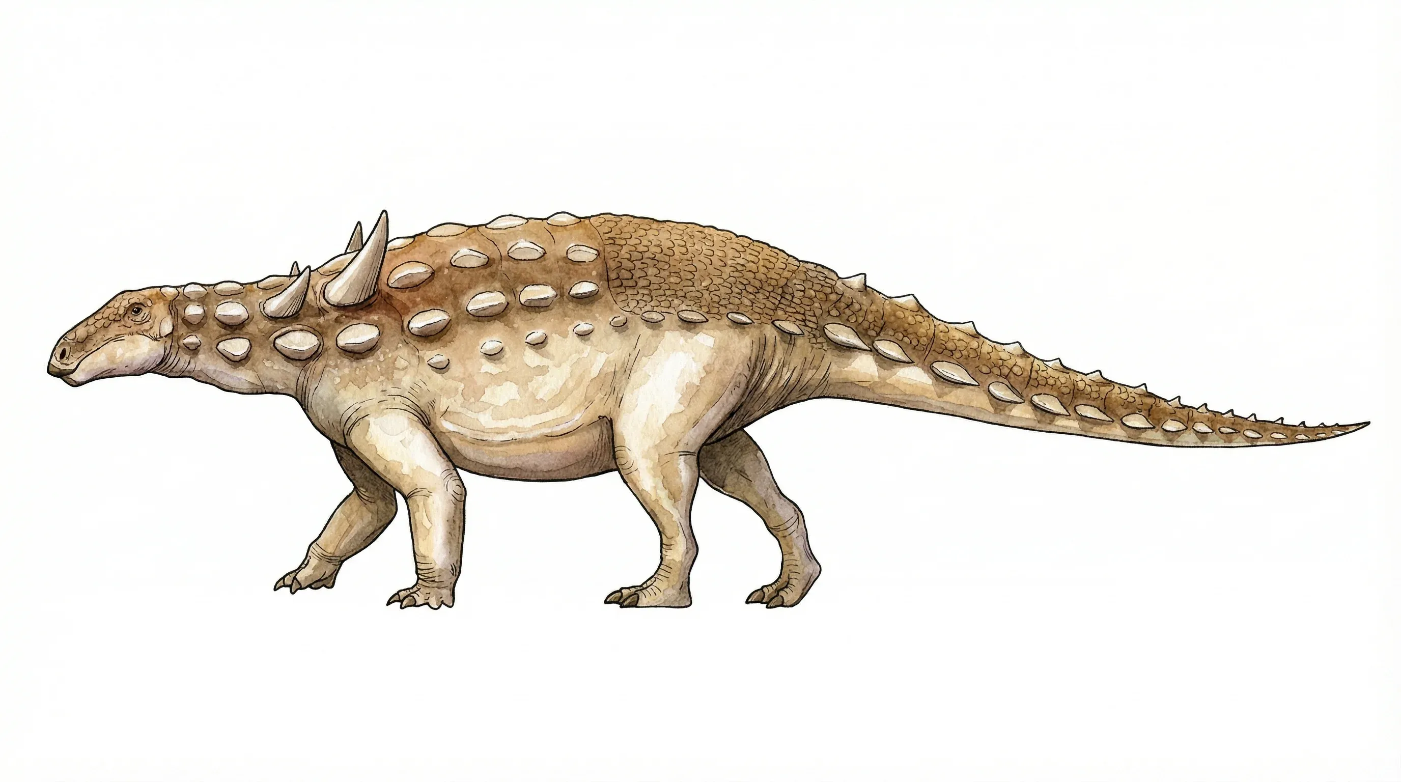 Ilustración paleontológica de Stegopelta