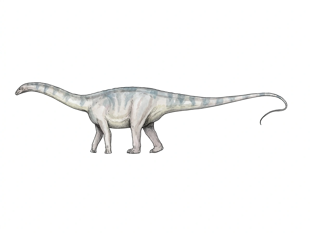 Ilustración paleontológica de Suuwassea