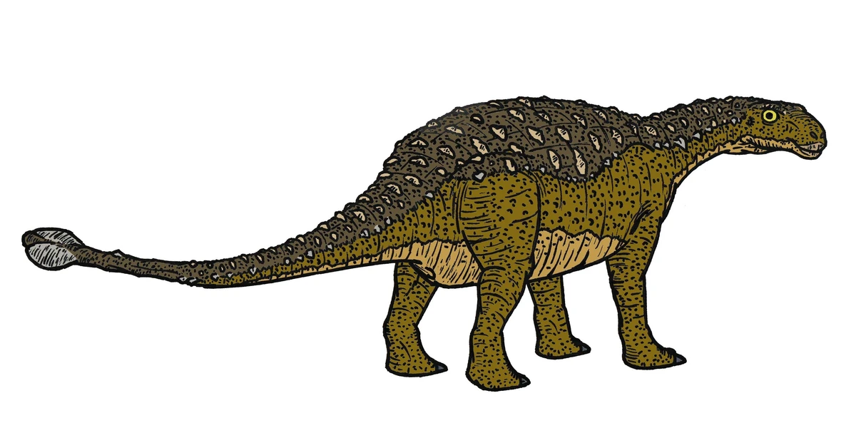 Ilustración paleontológica de Talarurus