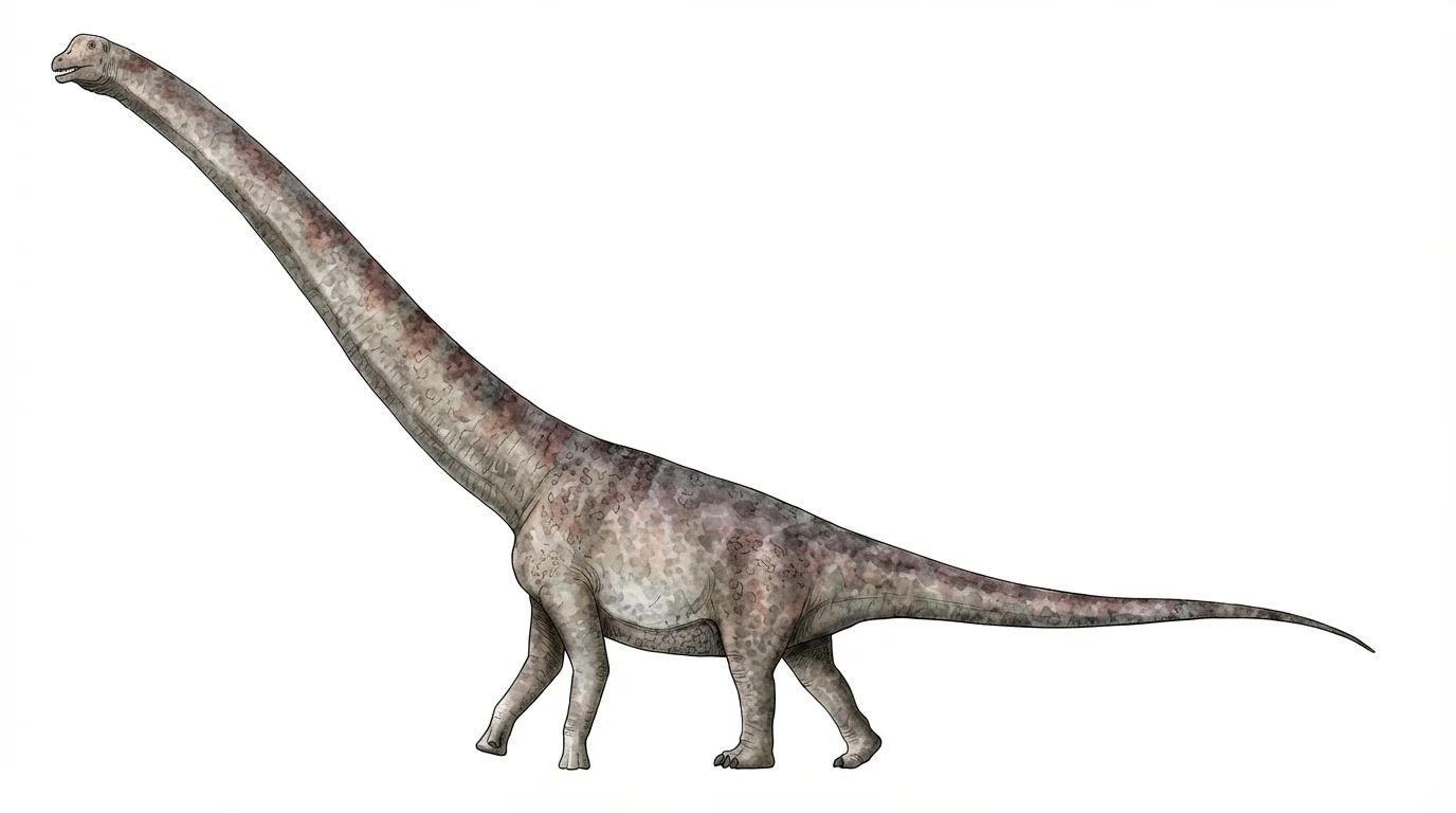Ilustración paleontológica de Tambatitanis