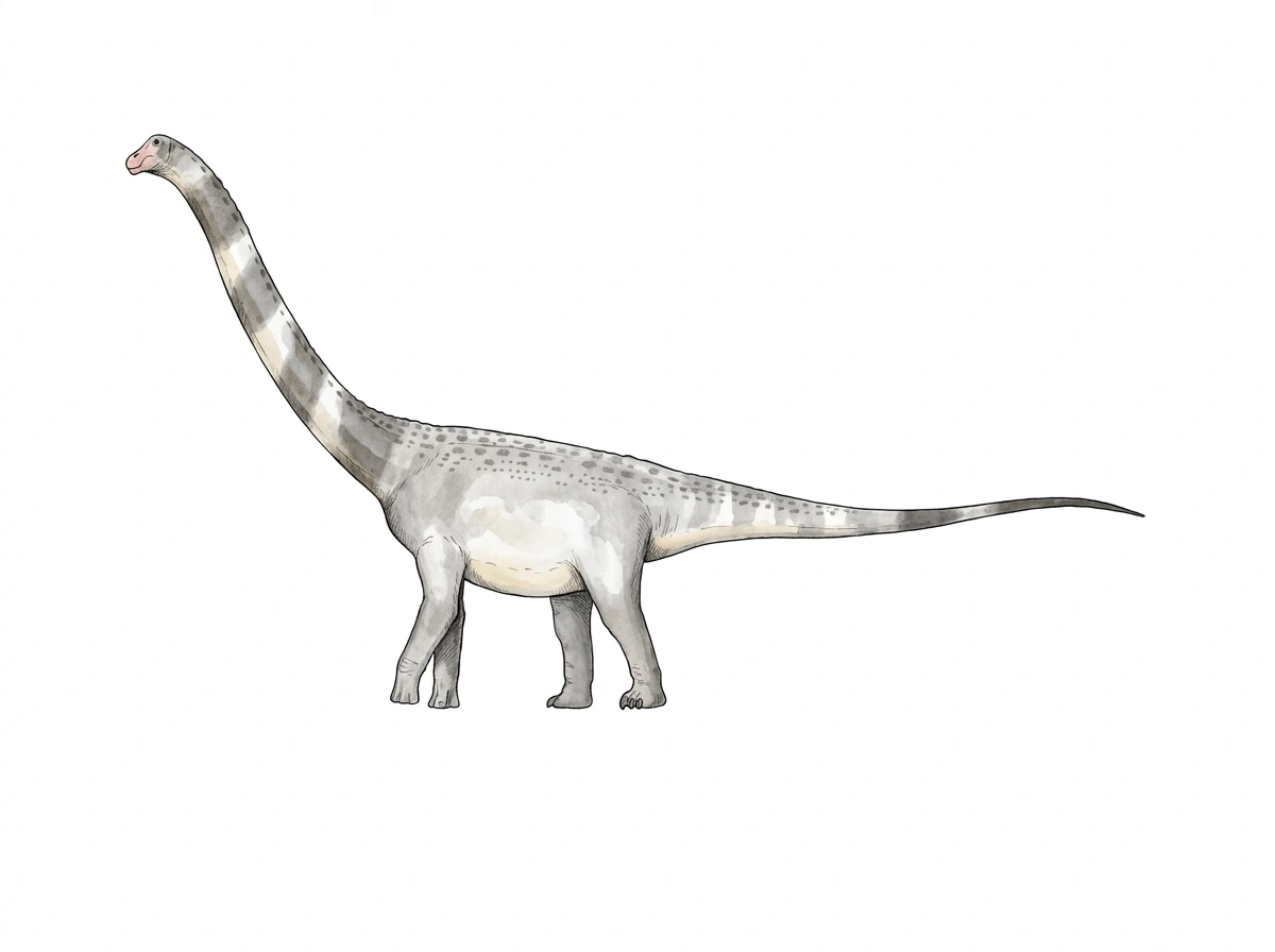 Ilustración paleontológica de Tangvayosaurus