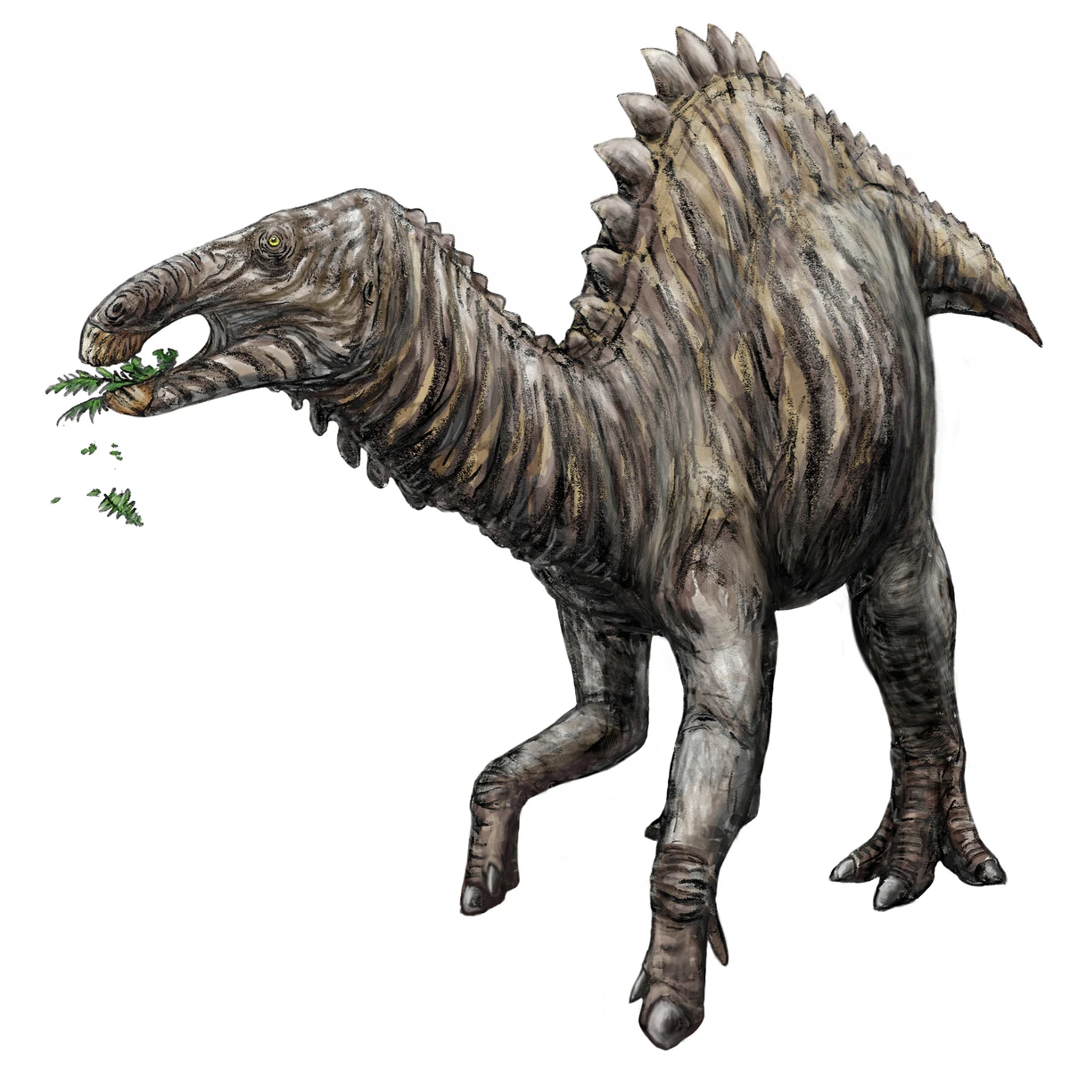 Ilustración paleontológica de Tanius