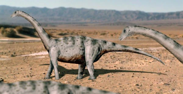 Ilustración paleontológica de Tapuiasaurus