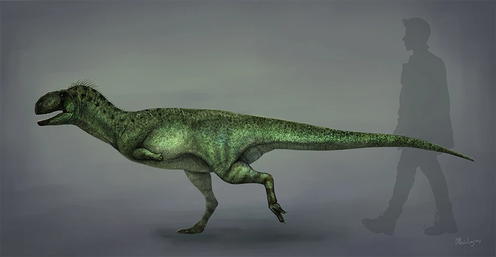 Ilustración paleontológica de Tarascosaurus