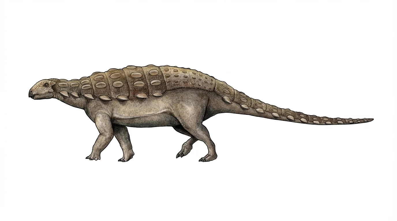 Ilustración paleontológica de Tatankacephalus