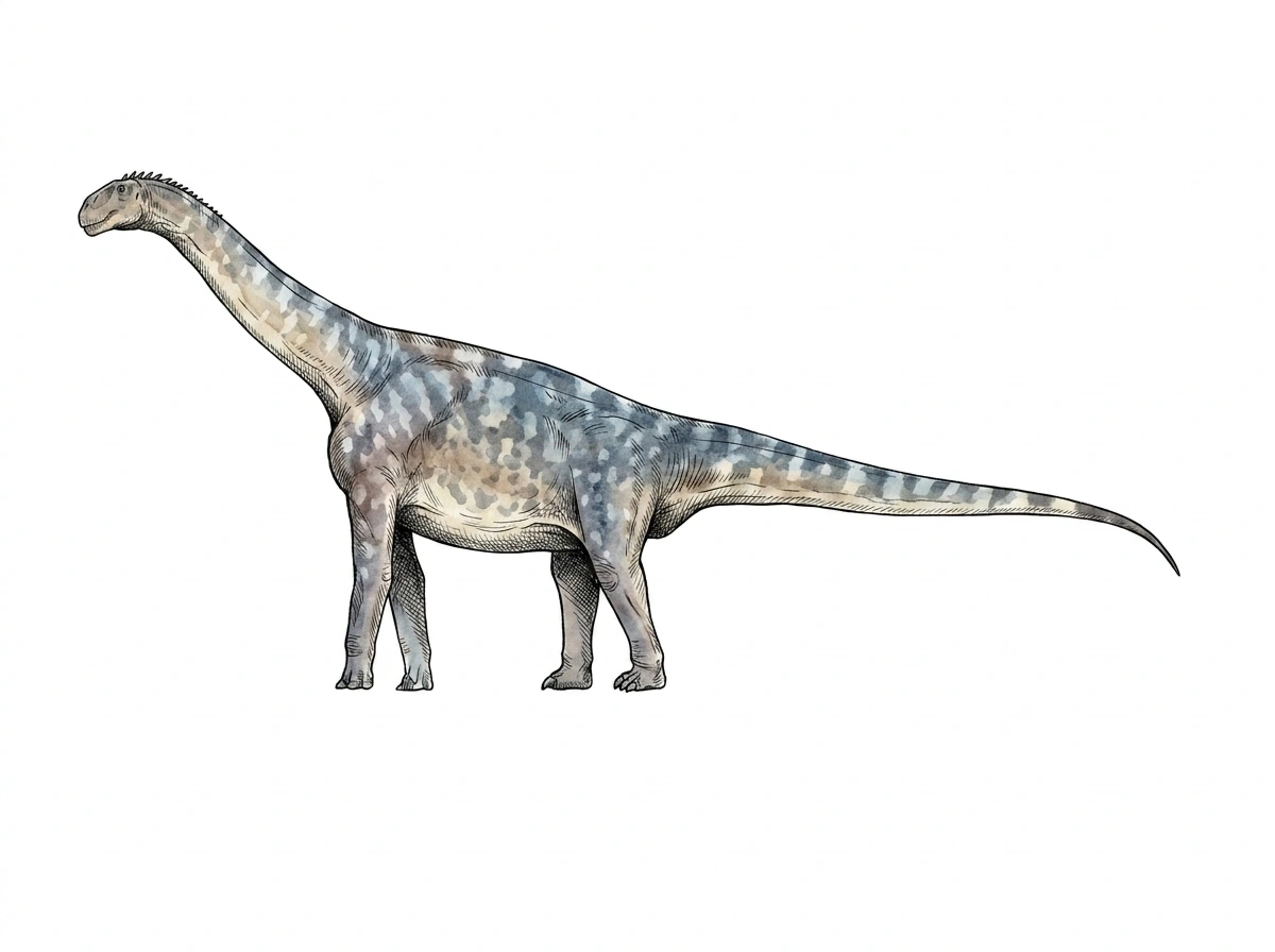 Ilustración paleontológica de Tazoudasaurus