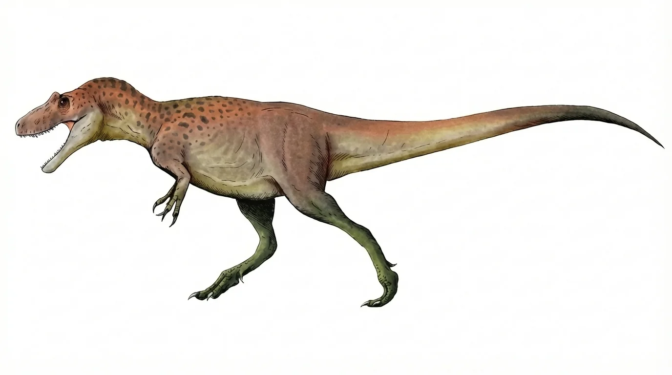 Ilustración paleontológica de Teihivenator