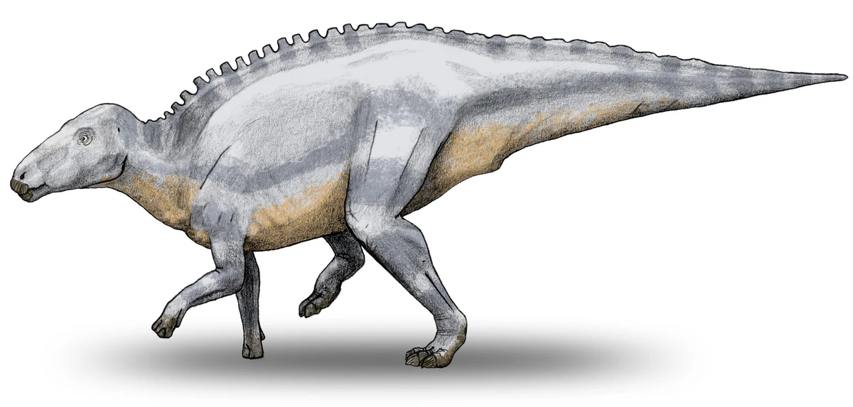 Ilustración paleontológica de Telmatosaurus