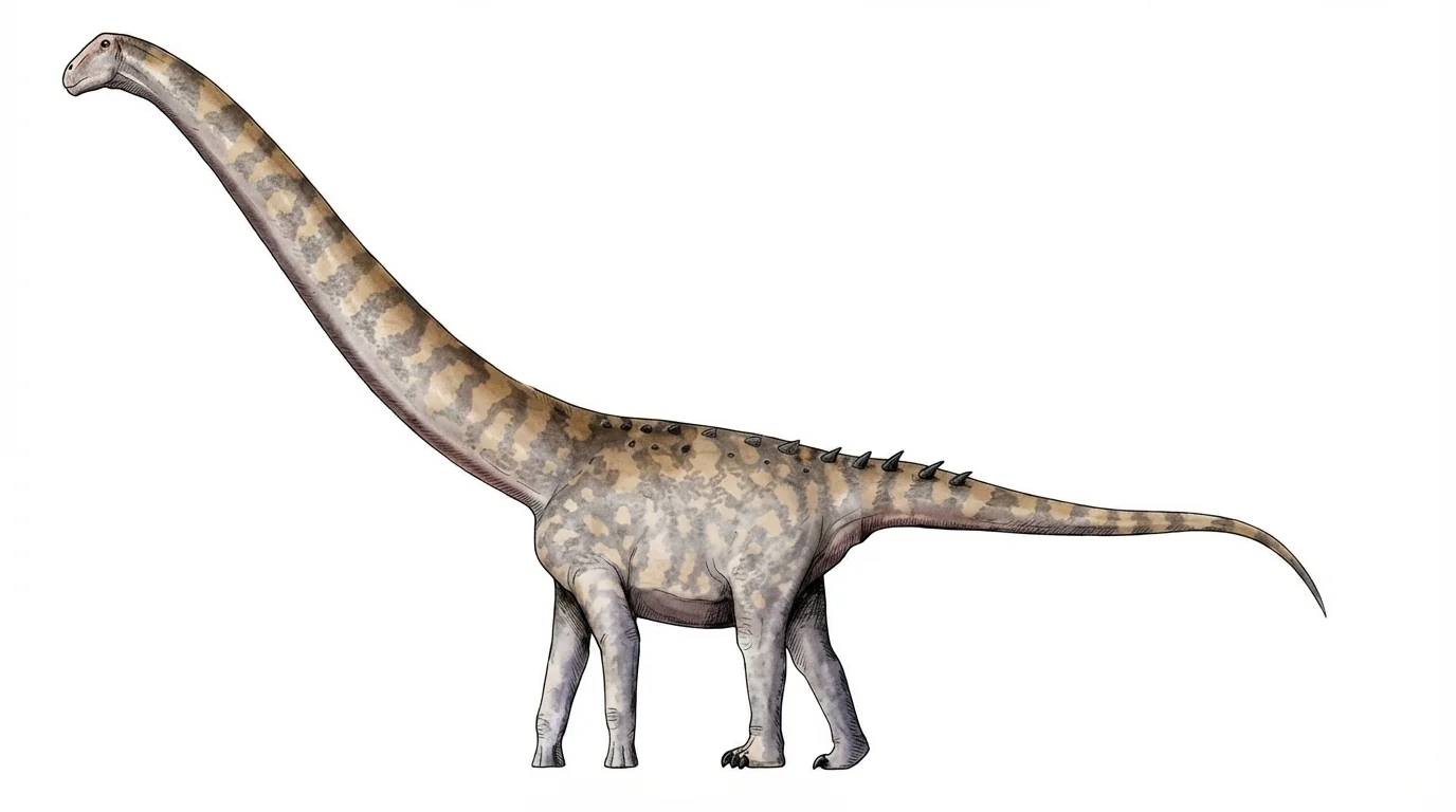 Ilustración paleontológica de Tengrisaurus