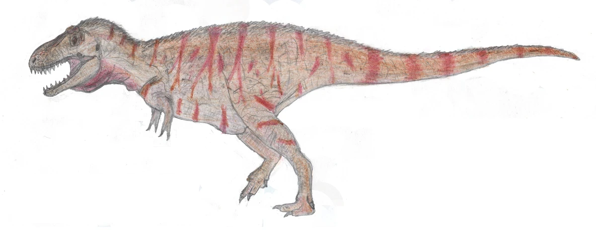 Ilustración paleontológica de Thanatotheristes