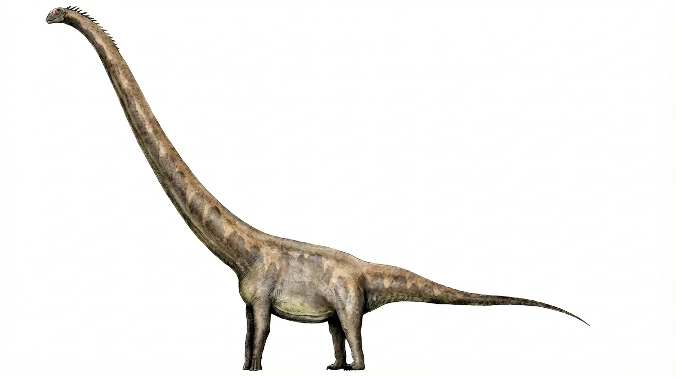 Ilustración paleontológica de Tienshanosaurus