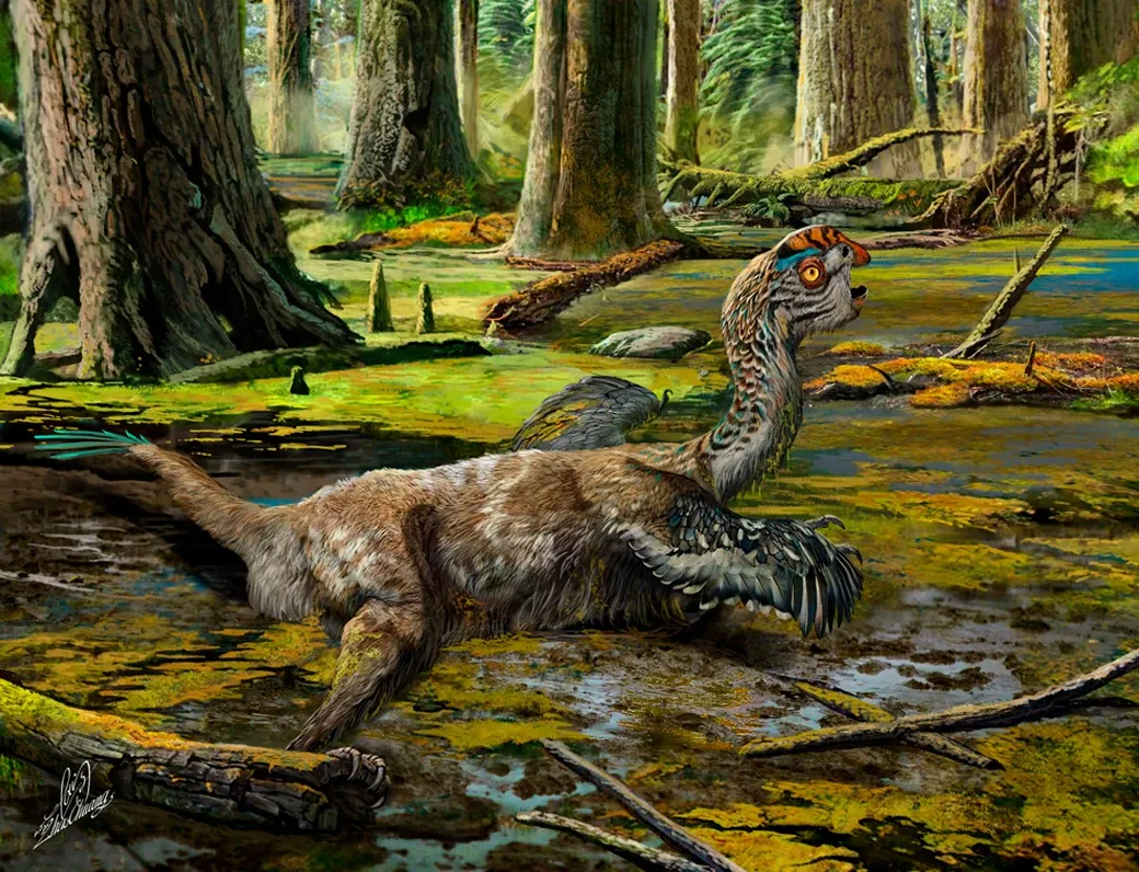 Ilustración paleontológica de Tongtianlong