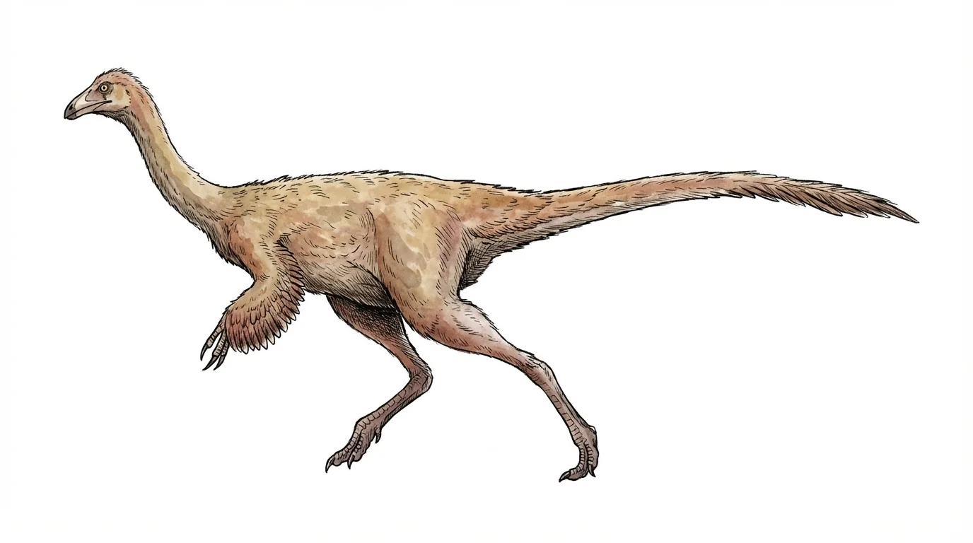 Ilustración paleontológica de Tototlmimus
