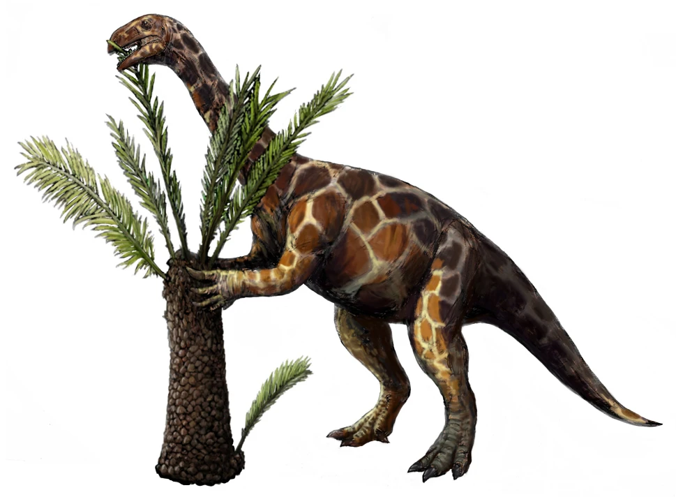 Ilustración paleontológica de Unaysaurus