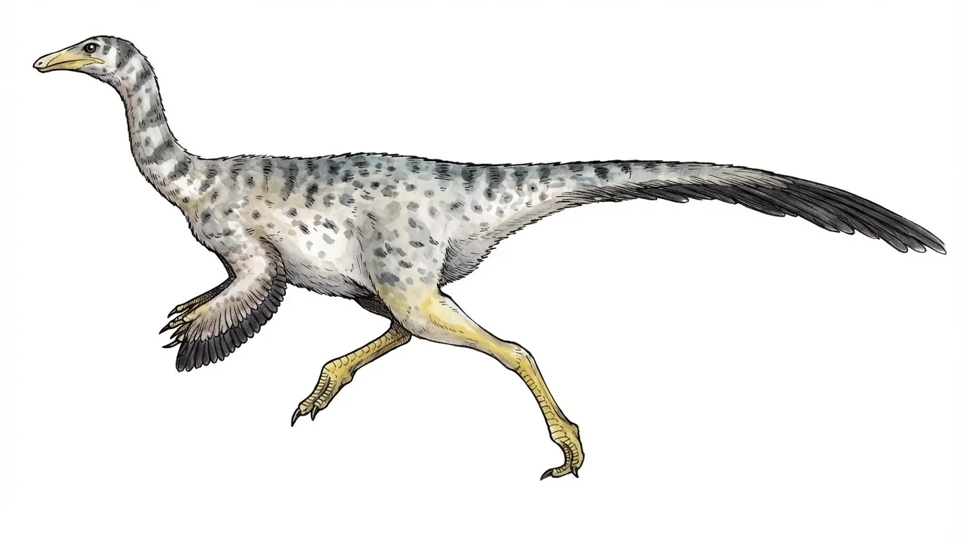 Ilustración paleontológica de Valdoraptor