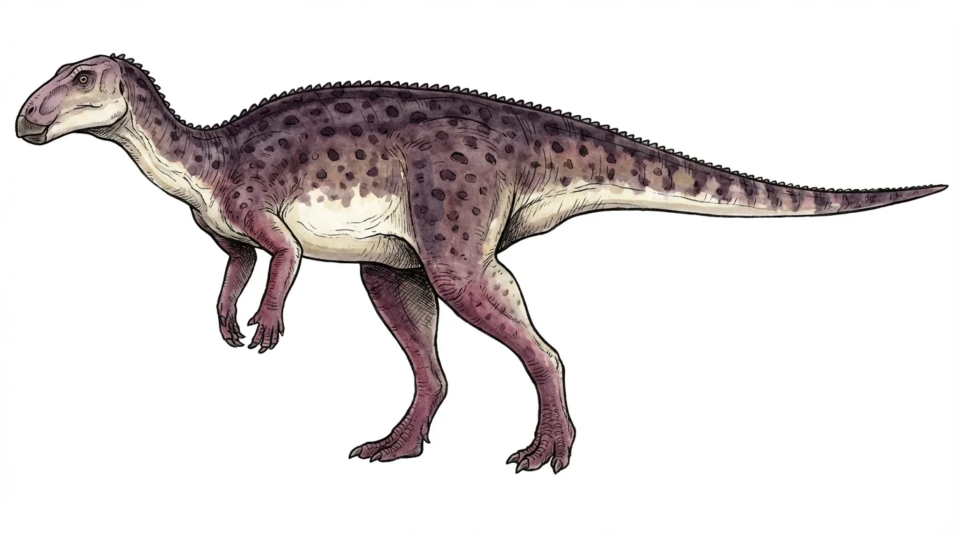 Ilustración paleontológica de Valdosaurus