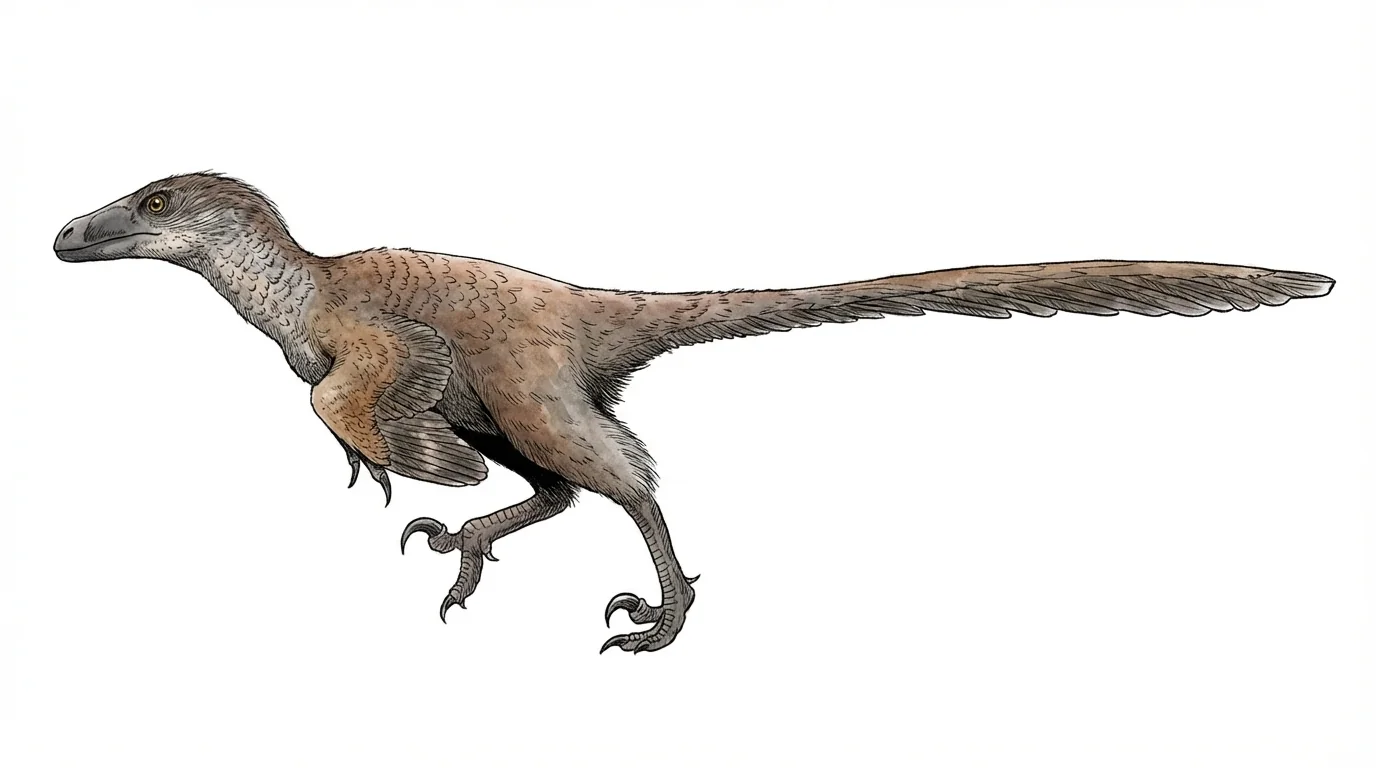 Ilustración paleontológica de Vectiraptor