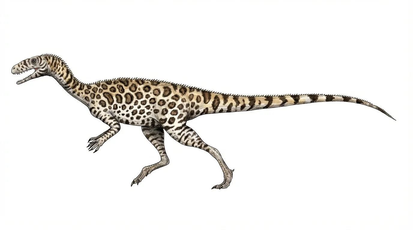 Ilustración paleontológica de Velocipes