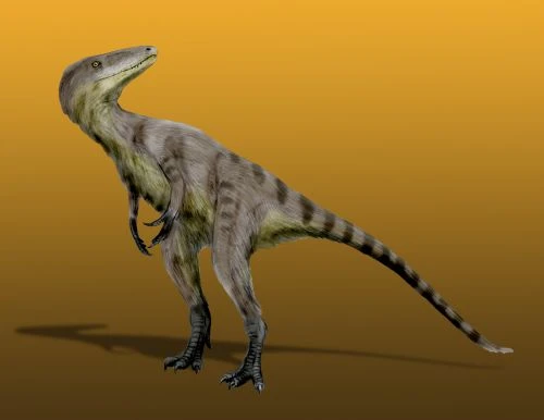 Ilustración paleontológica de Xiongguanlong