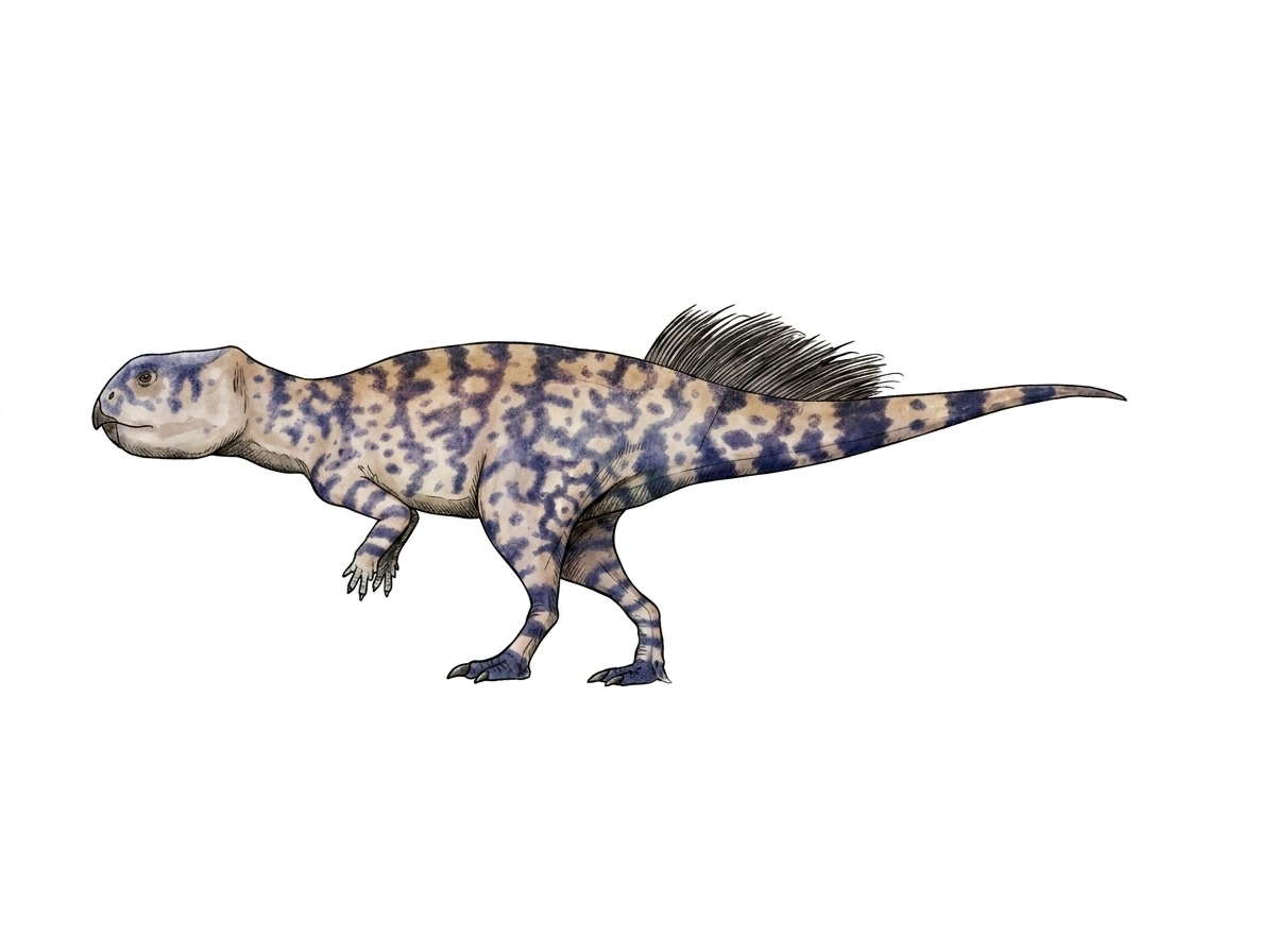 Ilustración paleontológica de Xuanhuaceratops