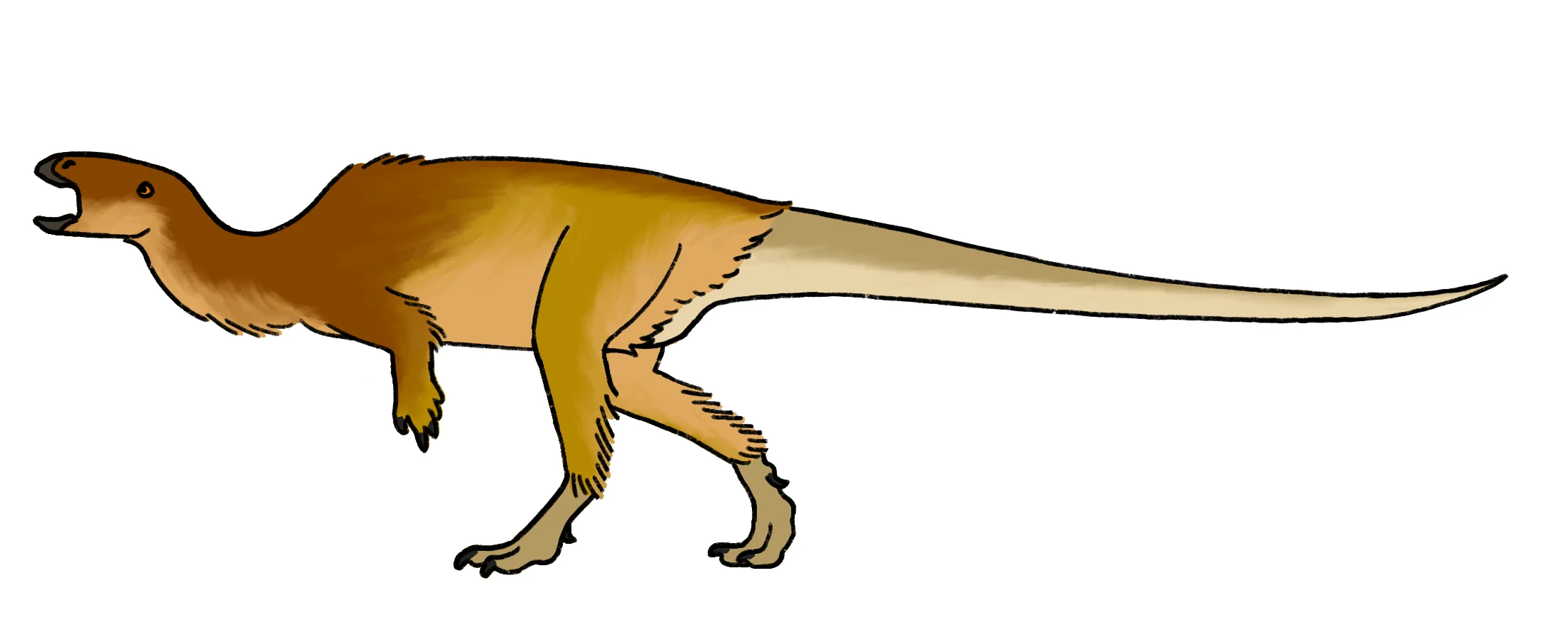 Ilustración paleontológica de Yandusaurus