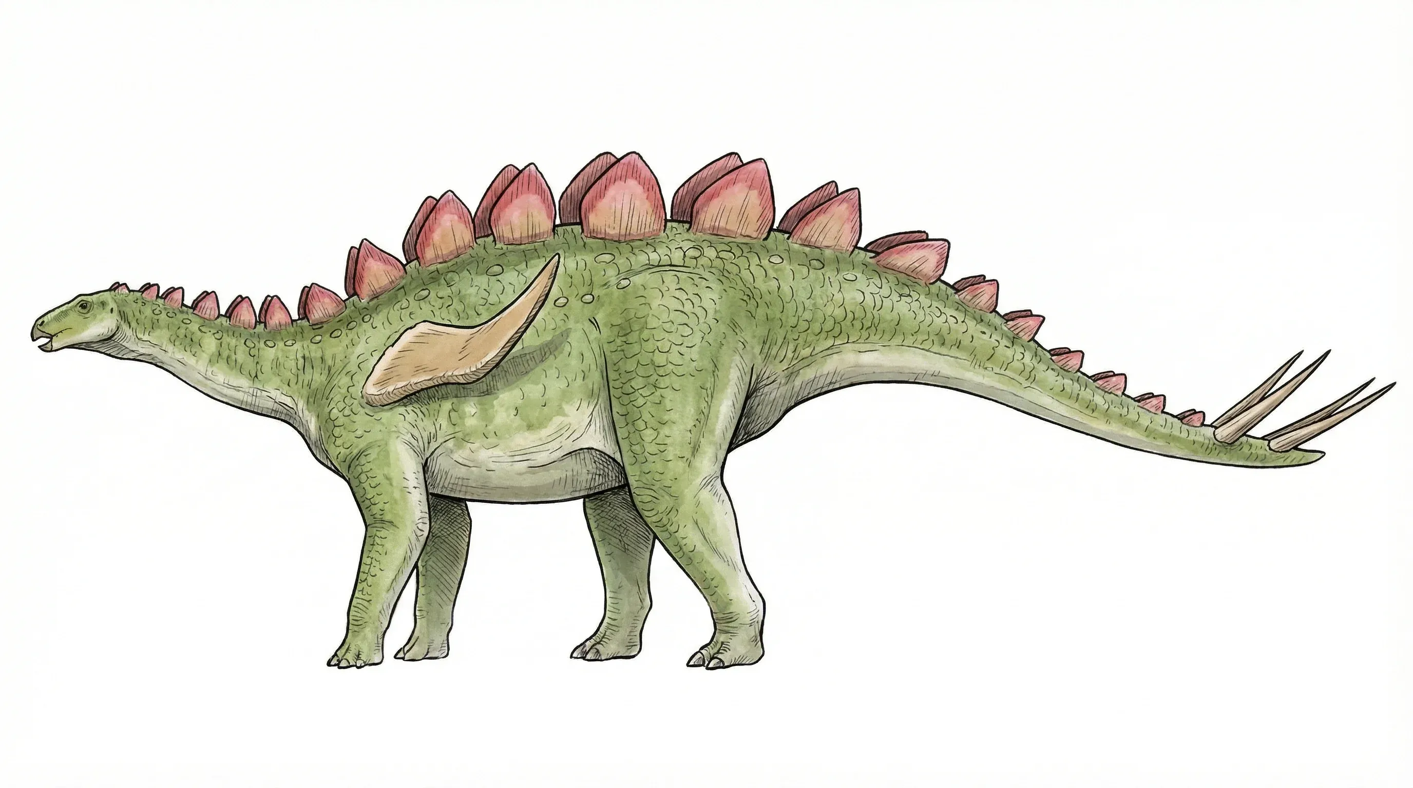 Ilustración paleontológica de Yingshanosaurus