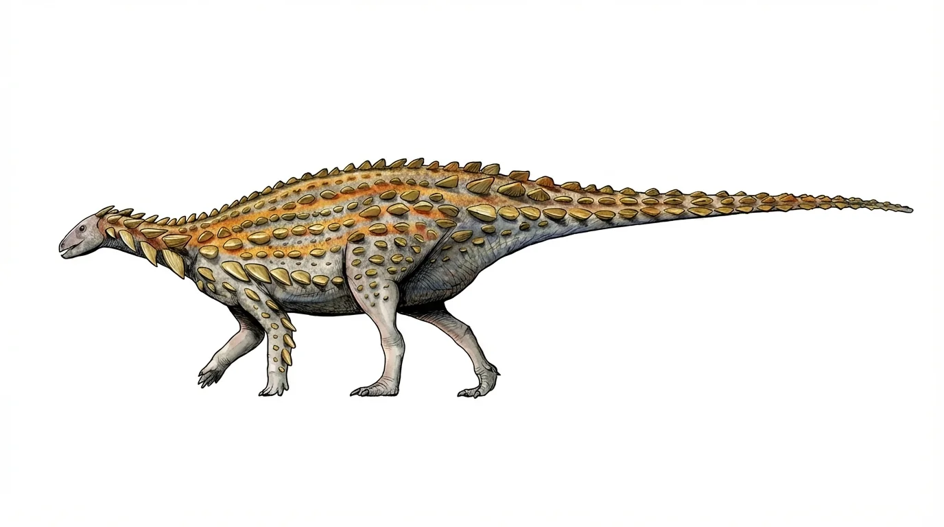 Ilustración paleontológica de Yuxisaurus