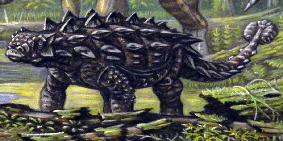 Ilustración paleontológica de Zuul